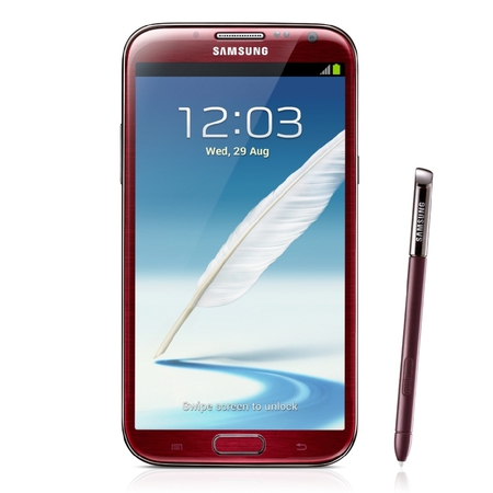 Смартфон Samsung Galaxy Note 2 GT-N7100ZRD 16 ГБ - Видное