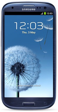 Смартфон Samsung Galaxy S3 GT-I9300 16Gb Pebble blue - Видное