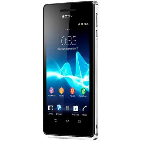 Смартфон Sony Xperia V White - Видное